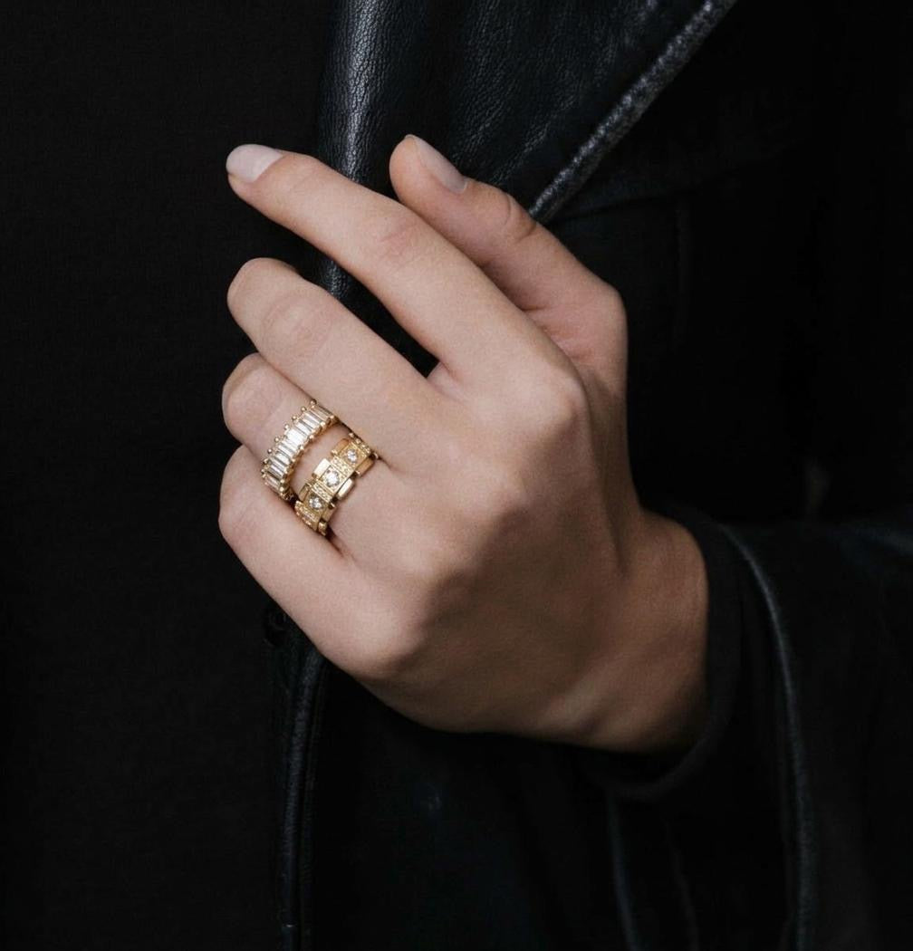 White Stones Ring