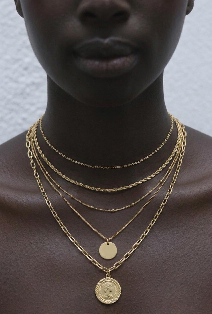 Queen Medal Necklaces